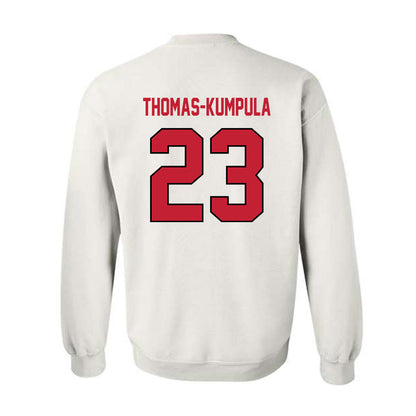 Wisconsin - NCAA Football : Davion Thomas-Kumpula - Classic Shersey Crewneck Sweatshirt-1