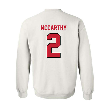 Wisconsin - NCAA Women's Ice Hockey : Finley McCarthy - Classic Shersey Crewneck Sweatshirt-1