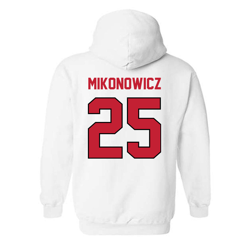 Wisconsin - NCAA Football : Will Mikonowicz - Classic Shersey Hooded Sweatshirt-1