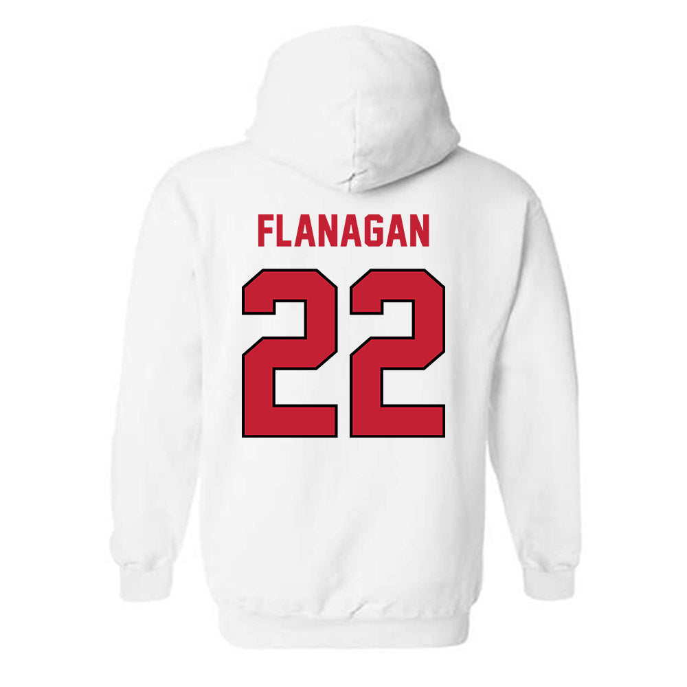 Wisconsin - NCAA Women's Volleyball : Audrey Flanagan - Classic Shersey Hooded Sweatshirt-1