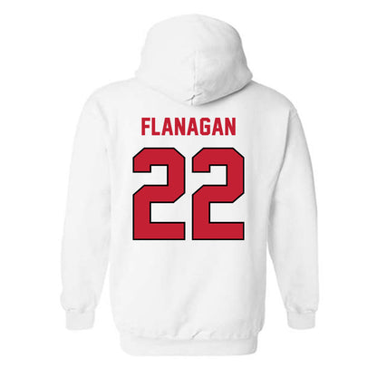 Wisconsin - NCAA Women's Volleyball : Audrey Flanagan - Classic Shersey Hooded Sweatshirt-1