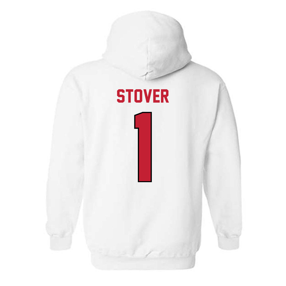 Wisconsin - NCAA Women's Soccer : Drew Stover - Classic Shersey Hooded Sweatshirt-1