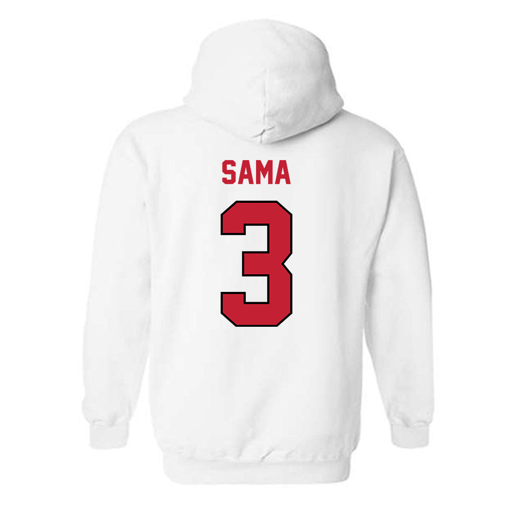 Wisconsin - NCAA Football : Abu Sama - Classic Shersey Hooded Sweatshirt-1