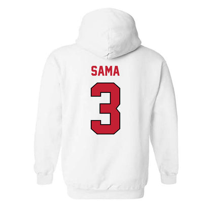 Wisconsin - NCAA Football : Abu Sama - Classic Shersey Hooded Sweatshirt-1