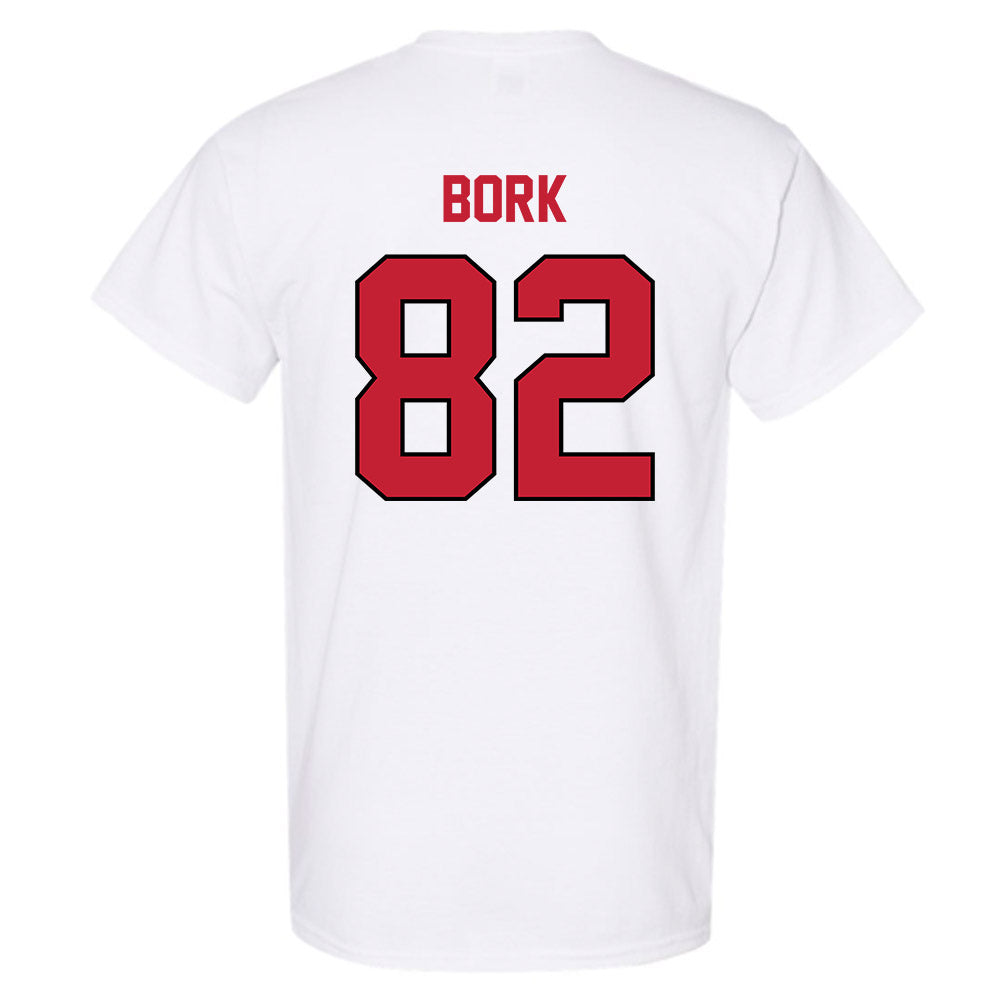 Wisconsin - NCAA Football : Emmett Bork - Classic Shersey T-Shirt-1