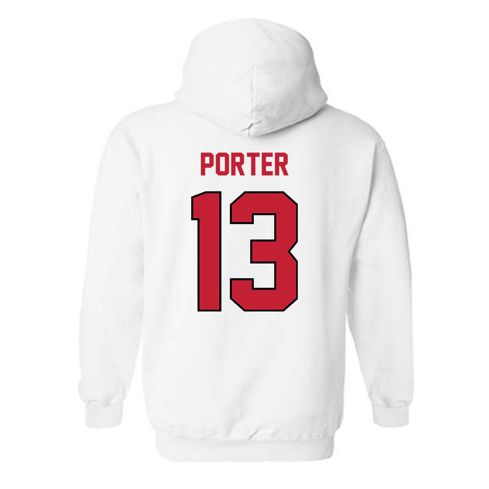 Wisconsin - NCAA Women's Basketball : Ronnie Porter - Classic Shersey Hooded Sweatshirt-1