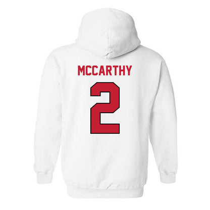 Wisconsin - NCAA Women's Ice Hockey : Finley McCarthy - Classic Shersey Hooded Sweatshirt-1