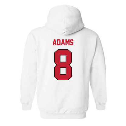 Wisconsin - NCAA Football : Deuce Adams - Classic Shersey Hooded Sweatshirt-1