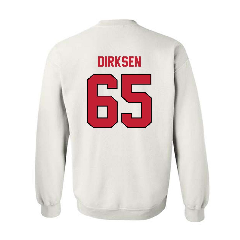 Wisconsin - NCAA Football : Aiden Dirksen - Classic Shersey Crewneck Sweatshirt-1