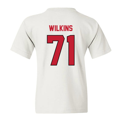 Wisconsin - NCAA Football : Pj Wilkins - Classic Shersey Youth T-Shirt-1