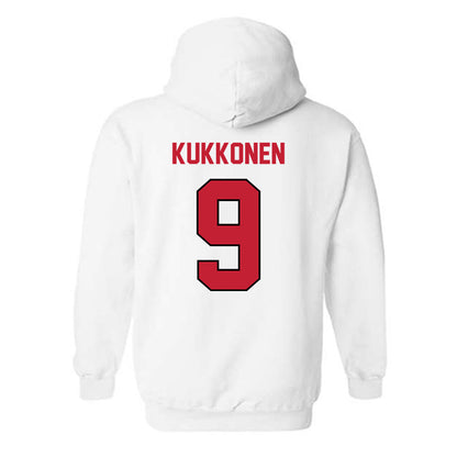 Wisconsin - NCAA Men's Ice Hockey : Kyle Kukkonen - Classic Shersey Hooded Sweatshirt-1