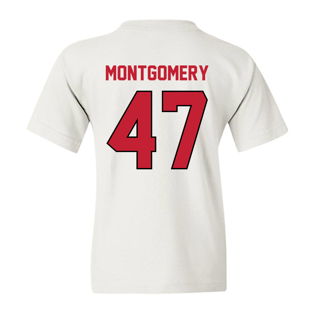 Wisconsin - NCAA Men's Ice Hockey : Blake Montgomery - Classic Shersey Youth T-Shirt-1