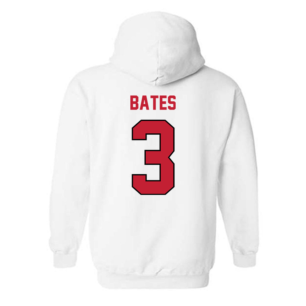 Wisconsin - NCAA Football : Cai Bates - Classic Shersey Hooded Sweatshirt-1