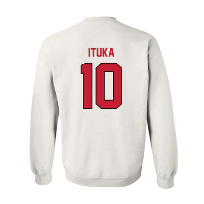 Wisconsin - NCAA Football : Gideon Ituka - Classic Shersey Crewneck Sweatshirt-1