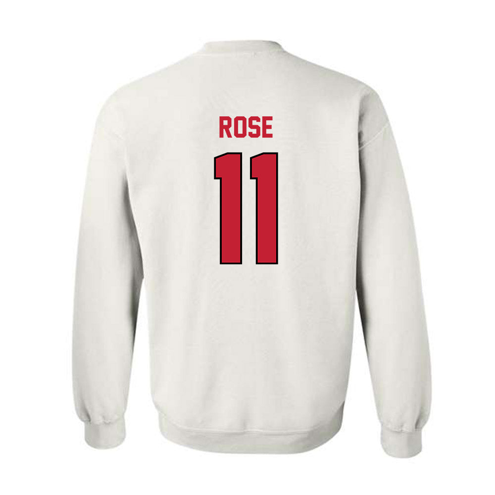 Wisconsin - NCAA Women's Basketball : Caia Rose - Classic Shersey Crewneck Sweatshirt-1