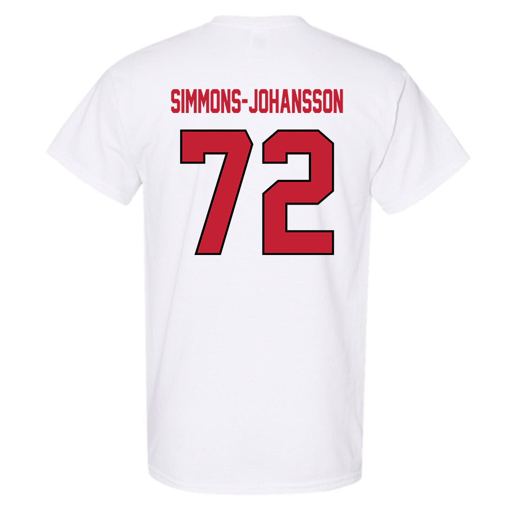 Wisconsin - NCAA Football : Lucas Simmons-Johansson - Classic Shersey T-Shirt-1
