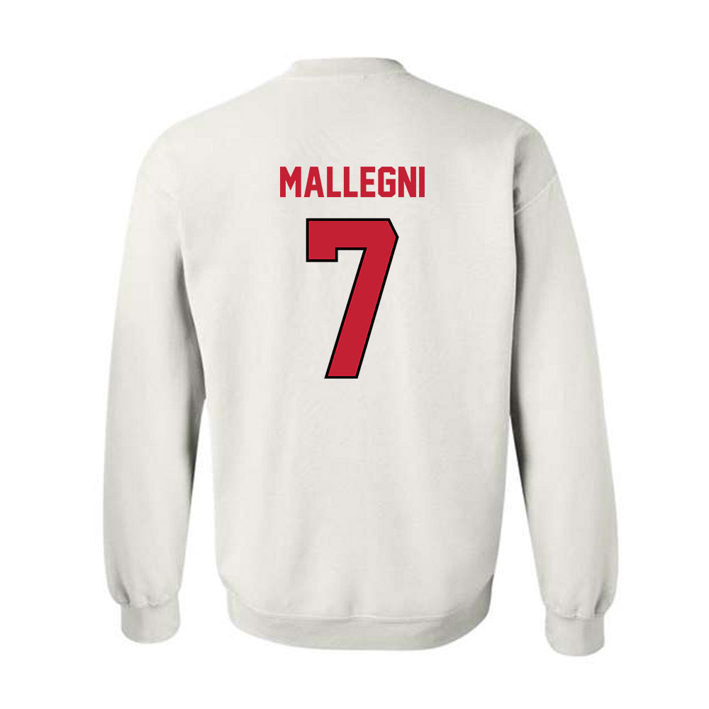 Wisconsin - NCAA Women's Basketball : Teagan Mallegni - Classic Shersey Crewneck Sweatshirt-1