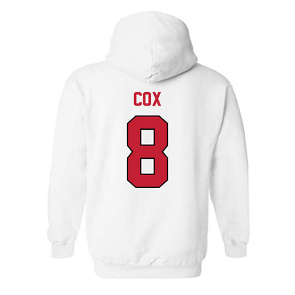 Wisconsin - NCAA Women's Soccer : Delaney Cox - Classic Shersey Hooded Sweatshirt-1