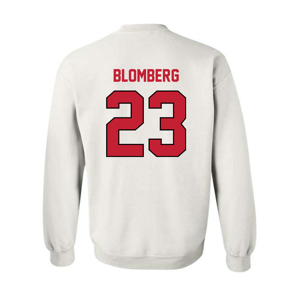 Wisconsin - NCAA Softball : Hilary Blomberg - Classic Shersey Crewneck Sweatshirt-1
