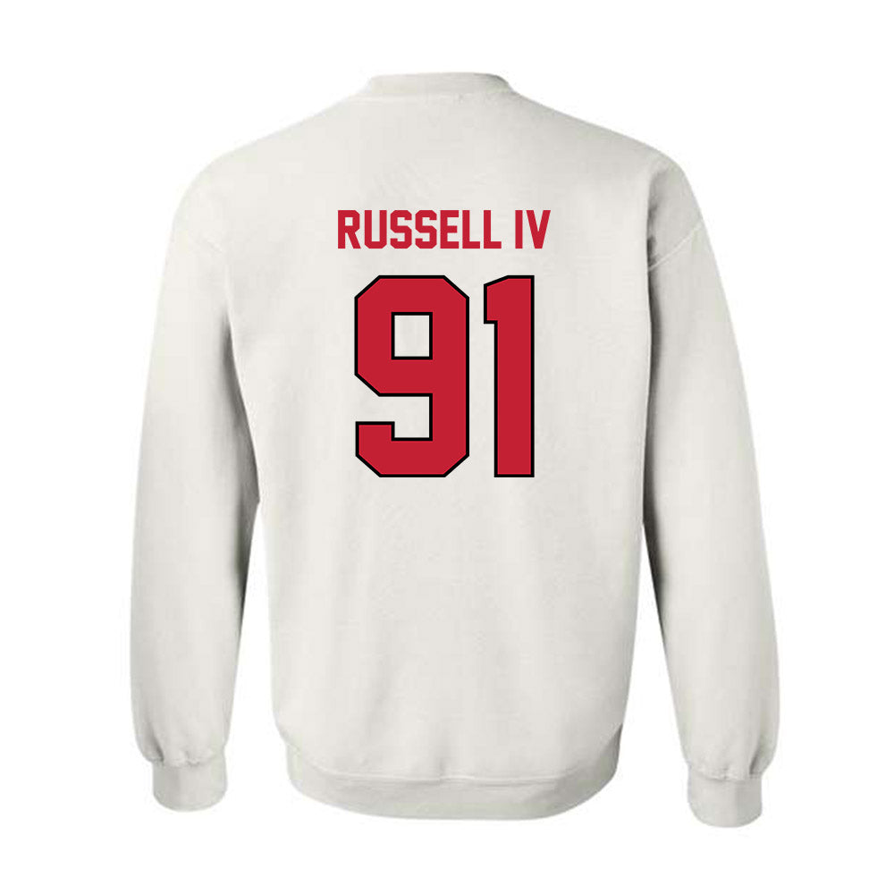 Wisconsin - NCAA Football : Hammond Russell IV - Classic Shersey Crewneck Sweatshirt-1