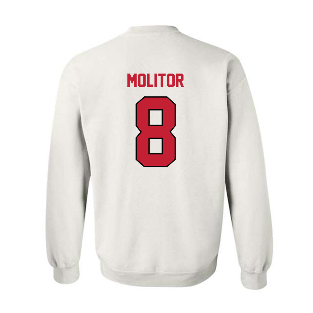 Wisconsin - NCAA Softball : Kylee Molitor - Classic Shersey Crewneck Sweatshirt-1