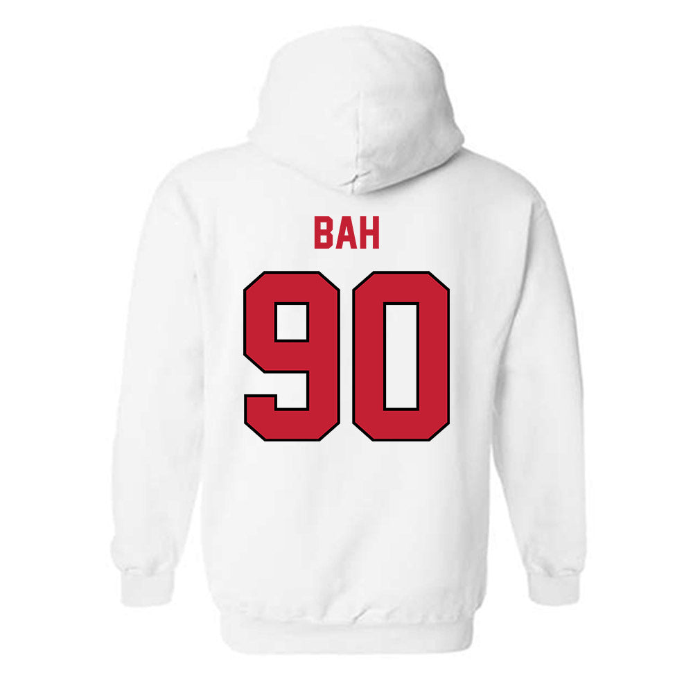 Wisconsin - NCAA Football : Djidjou Bah - Classic Shersey Hooded Sweatshirt-1