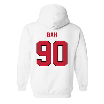 Wisconsin - NCAA Football : Djidjou Bah - Classic Shersey Hooded Sweatshirt-1