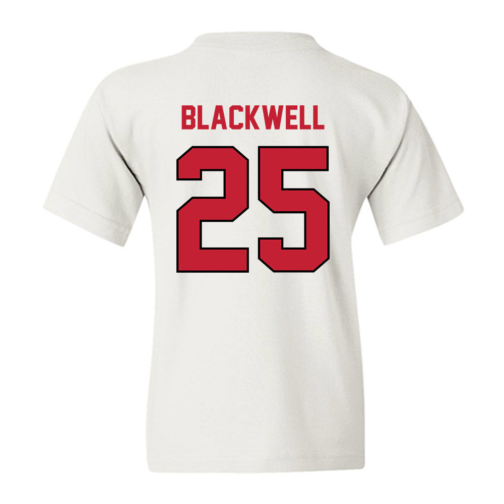 Wisconsin - NCAA Men's Basketball : John Blackwell - Classic Shersey Youth T-Shirt-1
