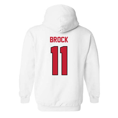 Wisconsin - NCAA Football : Kash Brock - Classic Shersey Hooded Sweatshirt-1