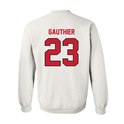 Wisconsin - NCAA Football : Landon Gauthier - Classic Shersey Crewneck Sweatshirt-1