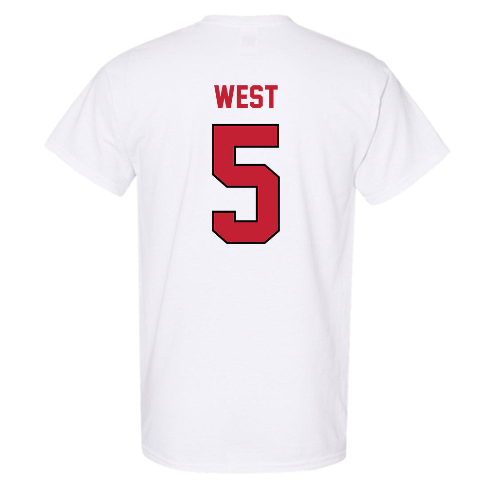 Wisconsin - NCAA Football : Bryce West - Classic Shersey T-Shirt-1