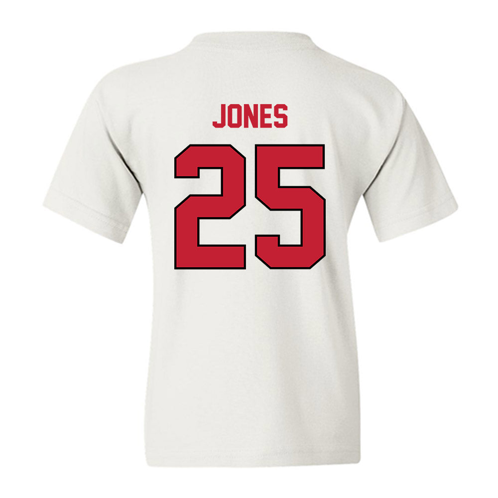 Wisconsin - NCAA Men's Soccer : Ellis Jones - Classic Shersey Youth T-Shirt-1