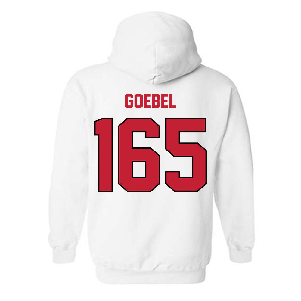 Wisconsin - NCAA Wrestling : Cody Goebel - Classic Shersey Hooded Sweatshirt-1