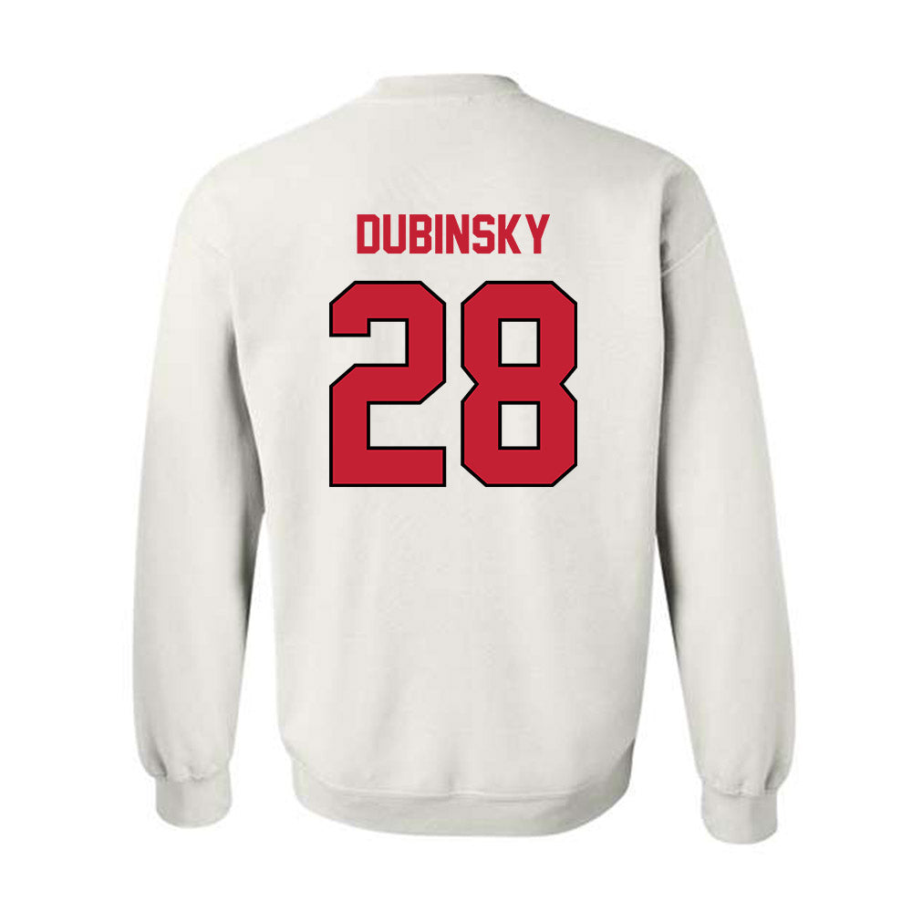 Wisconsin - NCAA Men's Ice Hockey : Aiden Dubinsky - Classic Shersey Crewneck Sweatshirt-1