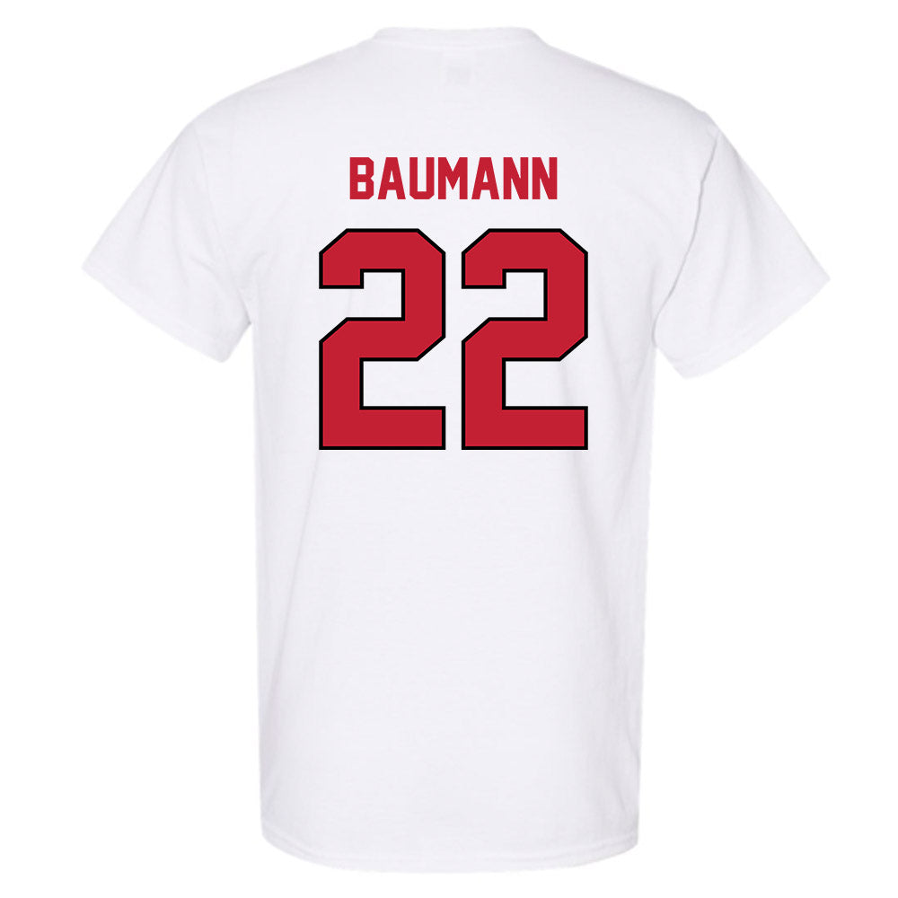 Wisconsin - NCAA Women's Soccer : Jenna Baumann - Classic Shersey T-Shirt-1