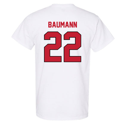 Wisconsin - NCAA Women's Soccer : Jenna Baumann - Classic Shersey T-Shirt-1