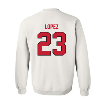 Wisconsin - NCAA Women's Volleyball : Grace Lopez - Classic Shersey Crewneck Sweatshirt-1