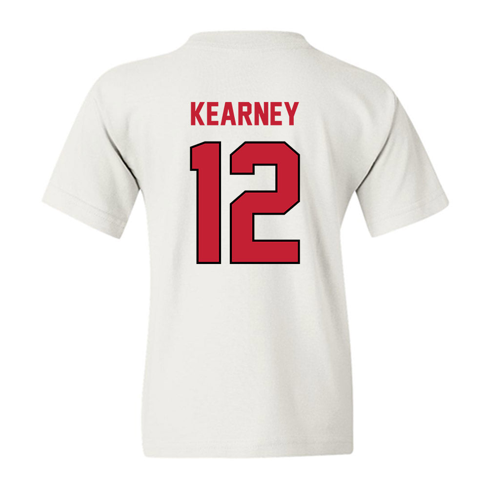 Wisconsin - NCAA Football : Zion Kearney - Classic Shersey Youth T-Shirt-1