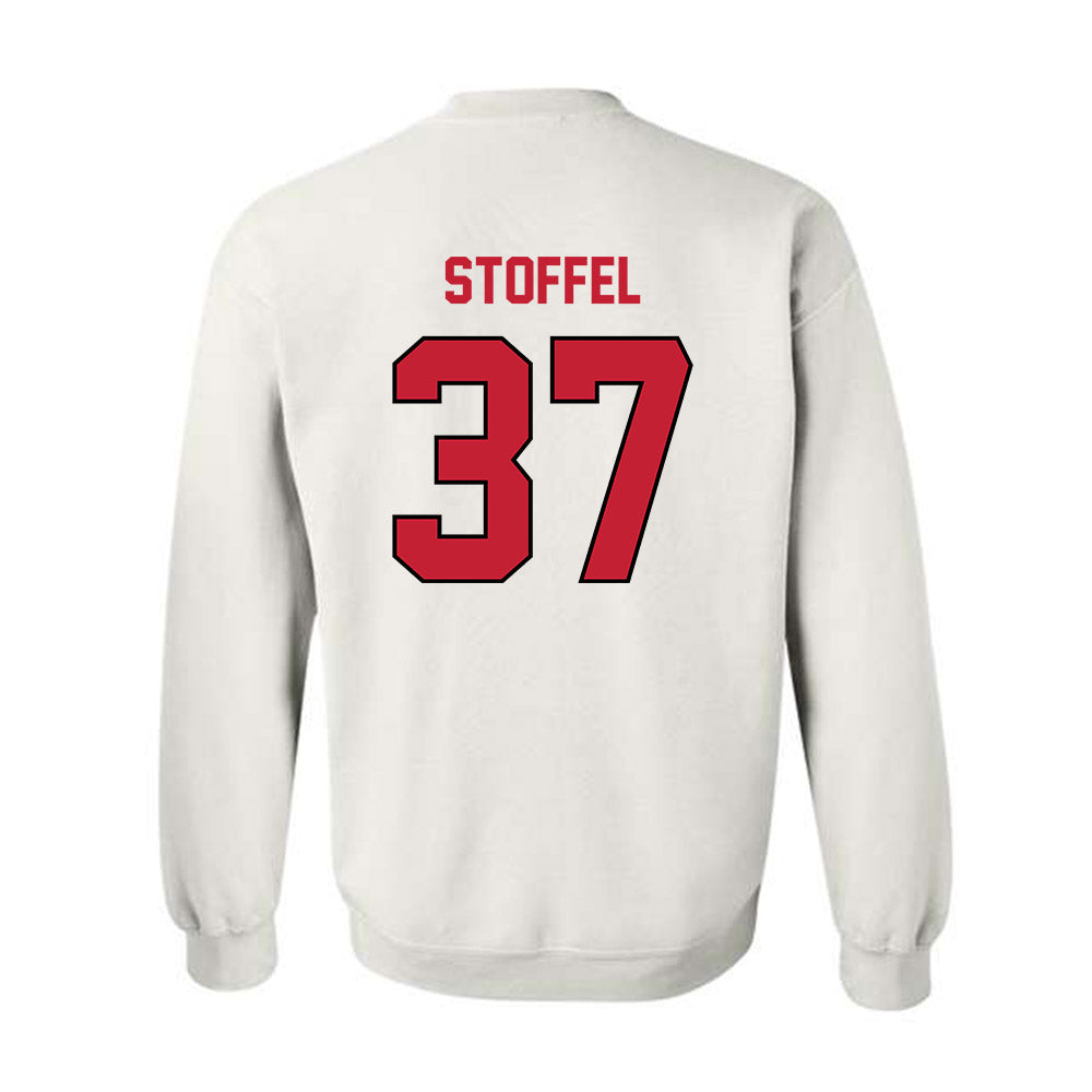 Wisconsin - NCAA Football : Treve Stoffel - Classic Shersey Crewneck Sweatshirt-1
