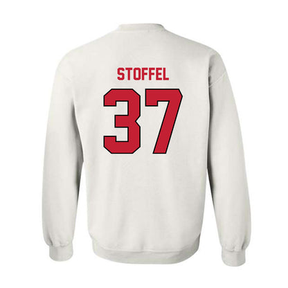 Wisconsin - NCAA Football : Treve Stoffel - Classic Shersey Crewneck Sweatshirt-1