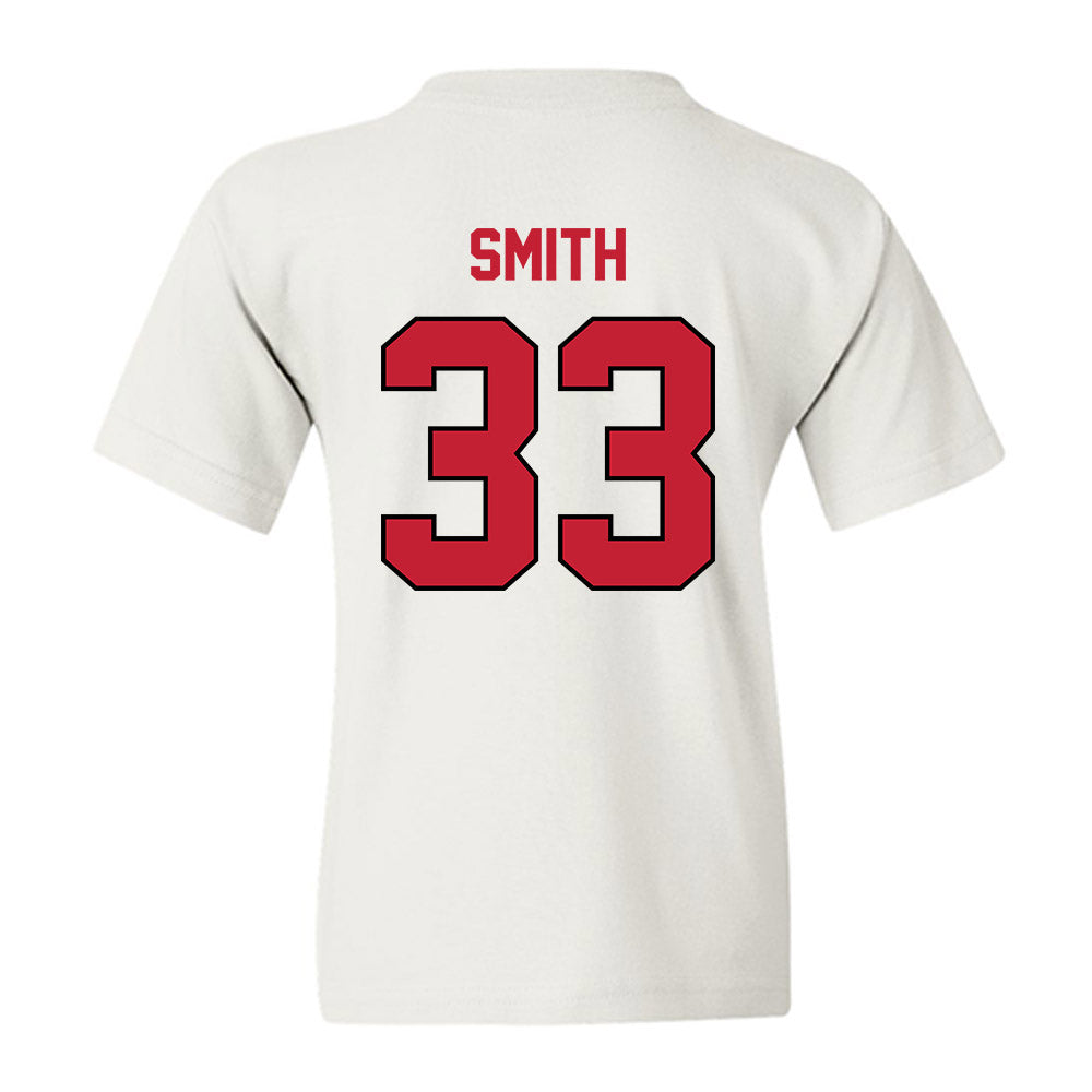 Wisconsin - NCAA Men's Soccer : Charlie Smith - Classic Shersey Youth T-Shirt-1