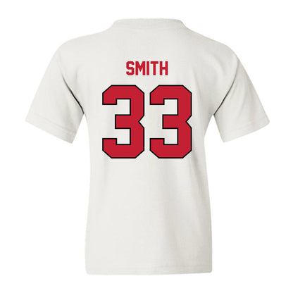 Wisconsin - NCAA Men's Soccer : Charlie Smith - Classic Shersey Youth T-Shirt-1