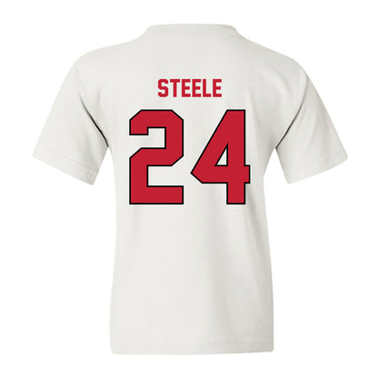 Wisconsin - NCAA Women's Basketball : Laci Steele - Classic Shersey Youth T-Shirt-1