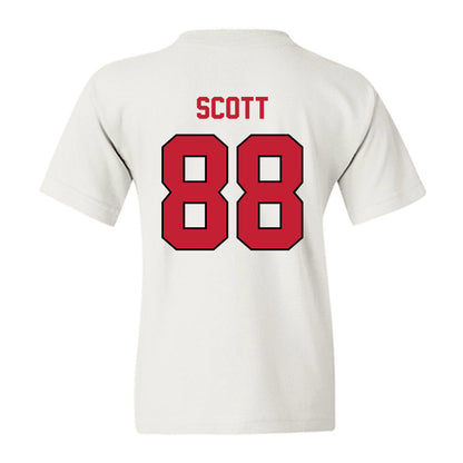 Wisconsin - NCAA Women's Volleyball : Kymora Scott - Classic Shersey Youth T-Shirt-1