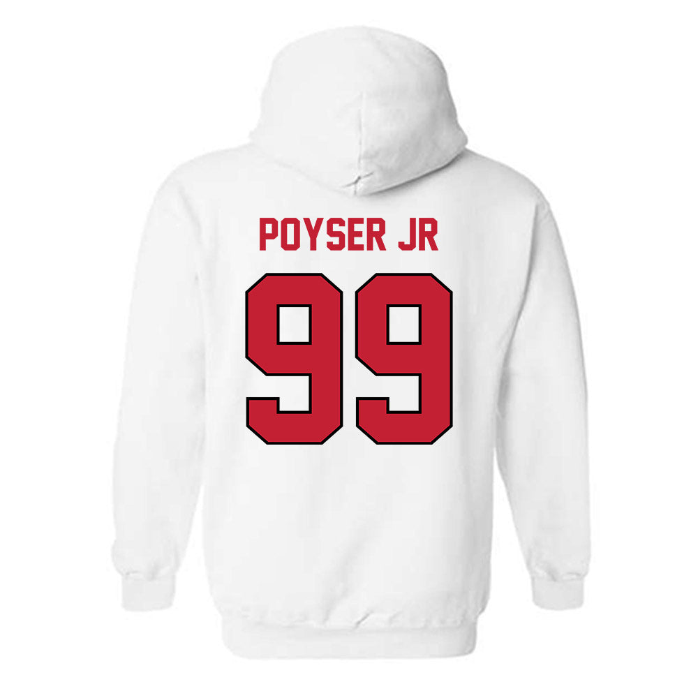 Wisconsin - NCAA Football : Jermaine Poyser Jr - Classic Shersey Hooded Sweatshirt-1