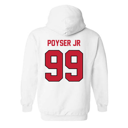 Wisconsin - NCAA Football : Jermaine Poyser Jr - Classic Shersey Hooded Sweatshirt-1