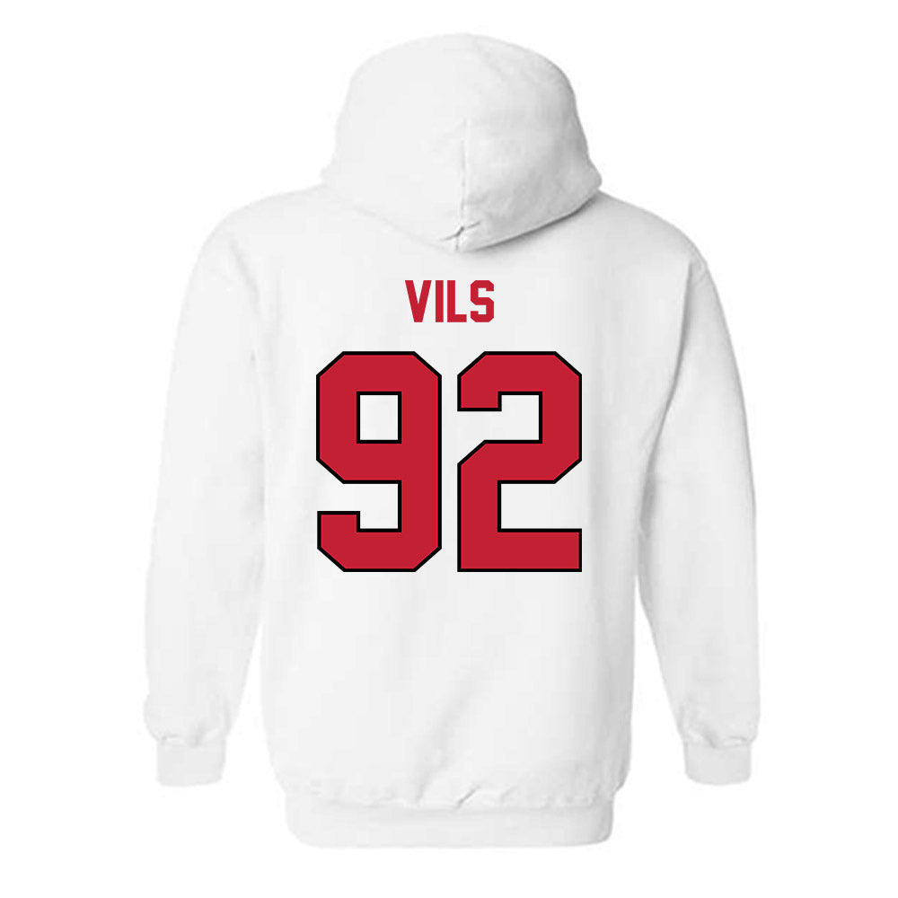 Wisconsin - NCAA Football : Nolan Vils - Classic Shersey Hooded Sweatshirt-1