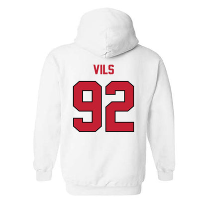 Wisconsin - NCAA Football : Nolan Vils - Classic Shersey Hooded Sweatshirt-1