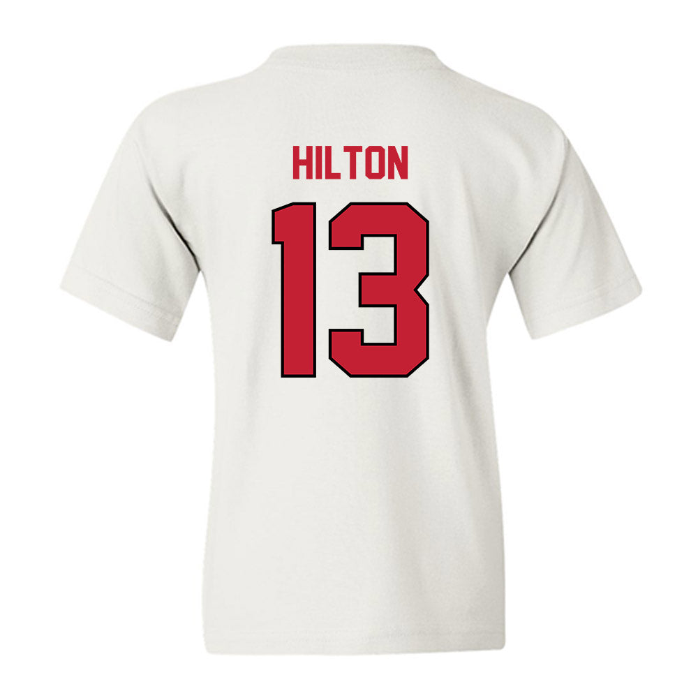 Wisconsin - NCAA Football : Eugene Hilton - Classic Shersey Youth T-Shirt-1