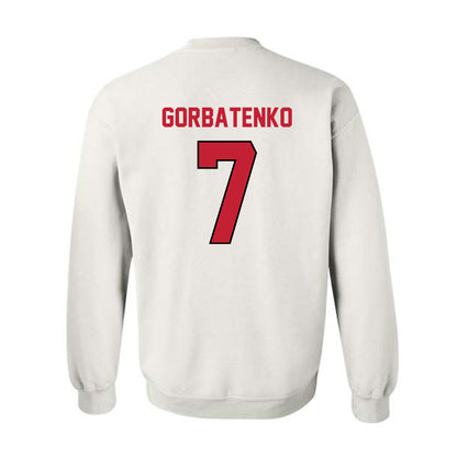 Wisconsin - NCAA Women's Ice Hockey : Kelly Gorbatenko - Classic Shersey Crewneck Sweatshirt-1